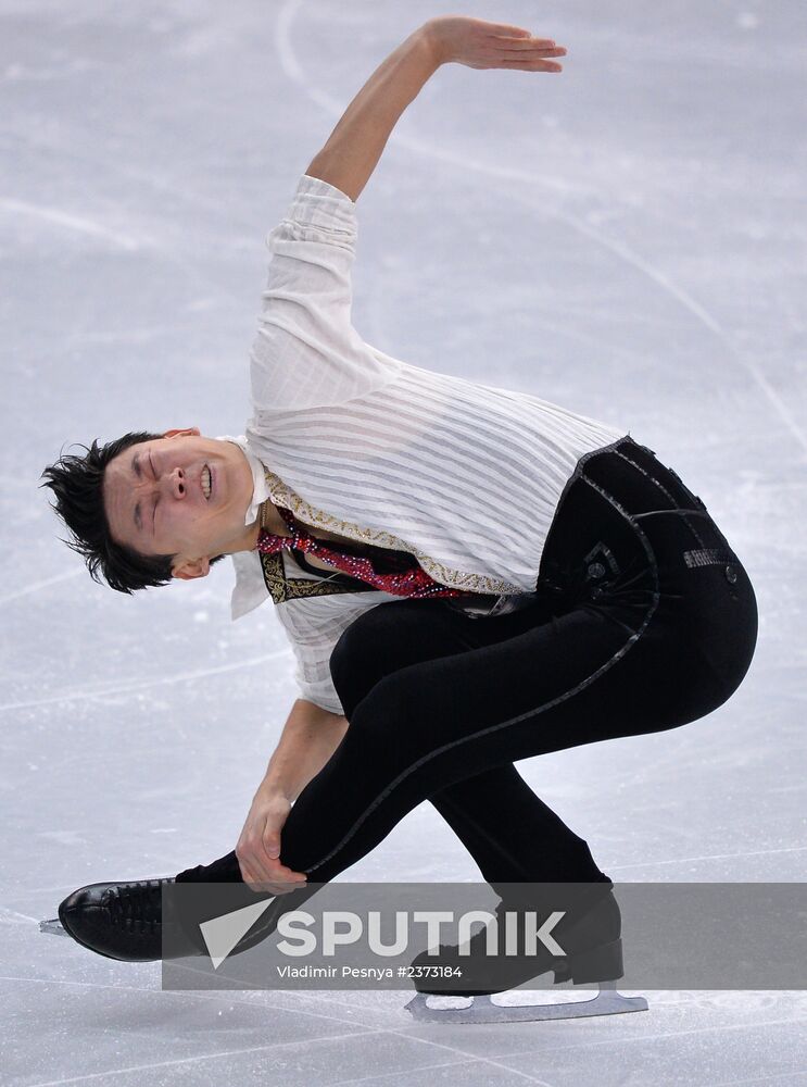 2014 Winter Olympics. Figure skating. Men. Short program. Free skating program