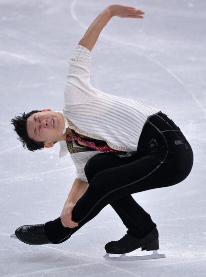 2014 Winter Olympics. Figure skating. Men. Short program. Free skating program