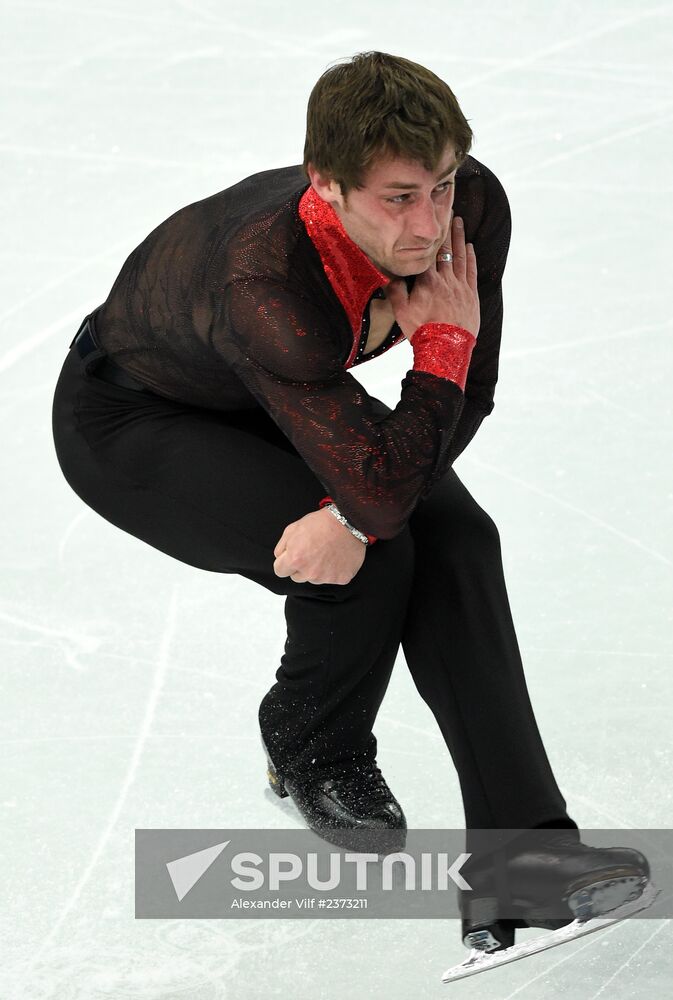 2014 Winter Olympics. Figure skating. Men's singles. Free skating