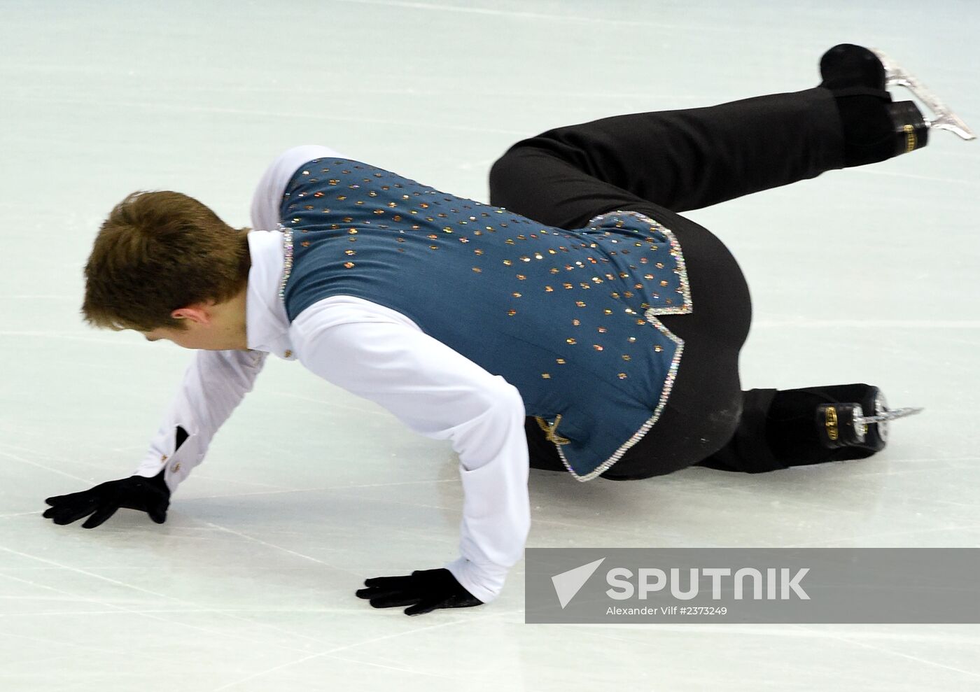 2014 Winter Olympics. Figure skating. Men's singles. Free skating