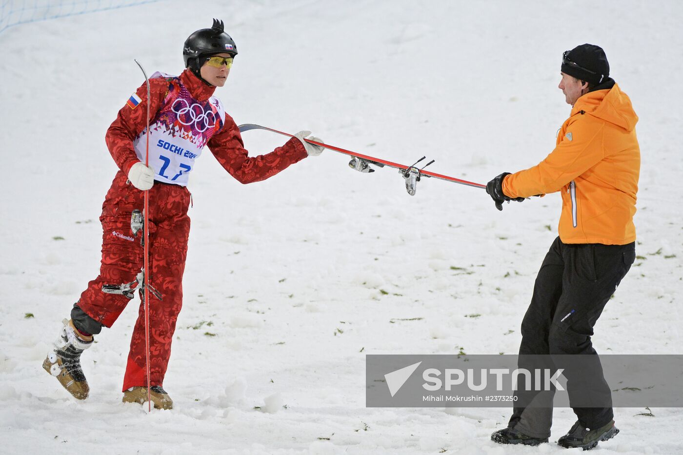 2104 Winter Olympics. Freestyle skiing. Women. Aerials