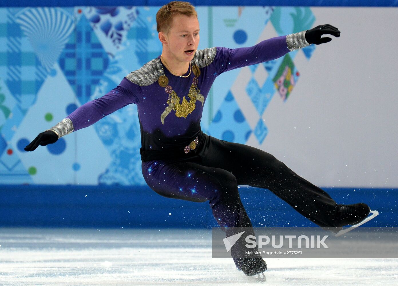 2014 Winter Olympics. Figure skating. Men. Short program. Free skating program