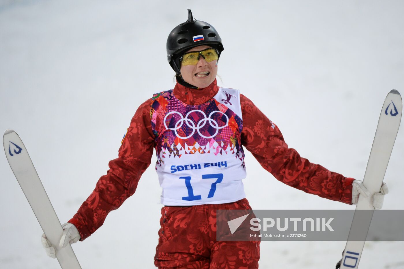 2104 Winter Olympics. Freestyle skiing. Women. Aerials