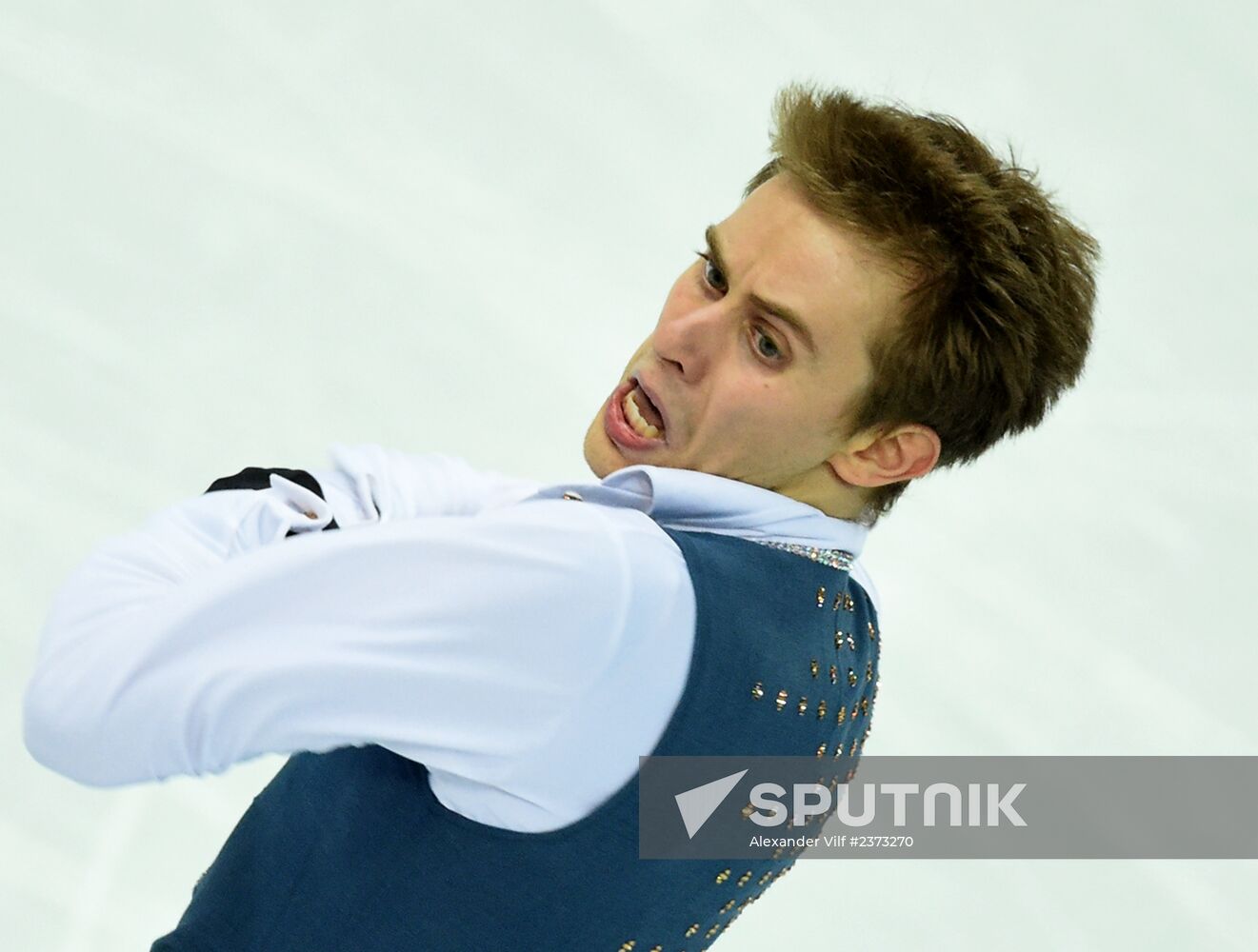 2014 Winter Olympics. Figure skating. Men. Short program. Free skating program