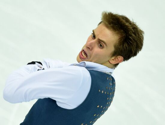 2014 Winter Olympics. Figure skating. Men. Short program. Free skating program