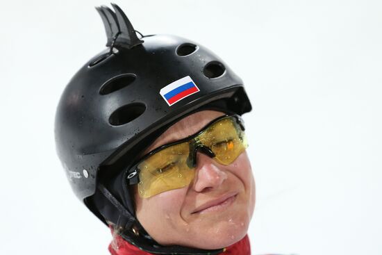 2104 Winter Olympics. Freestyle skiing. Women. Aerials