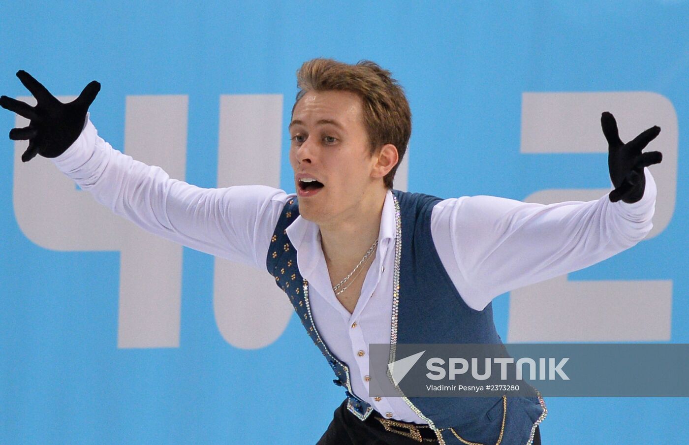 2014 Winter Olympics. Figure skating. Men's singles. Free skating