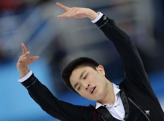 2014 Winter Olympics. Figure skating. Men. Short program. Free skating program