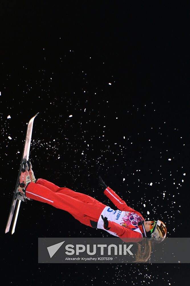 2104 Winter Olympics. Freestyle skiing. Women. Aerials