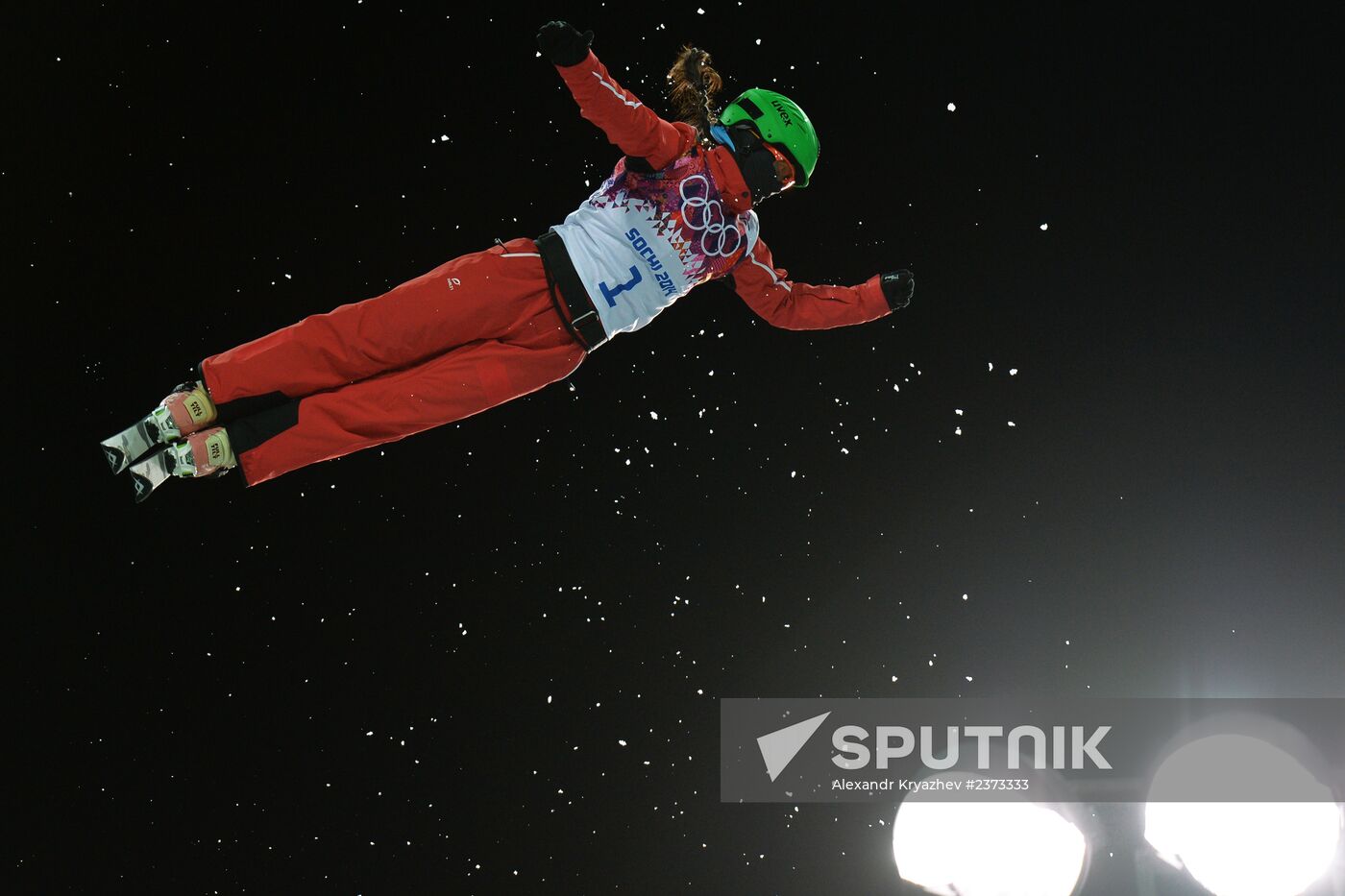 2014 Winter Olympics. Freestyle skiing. Women. Aerials