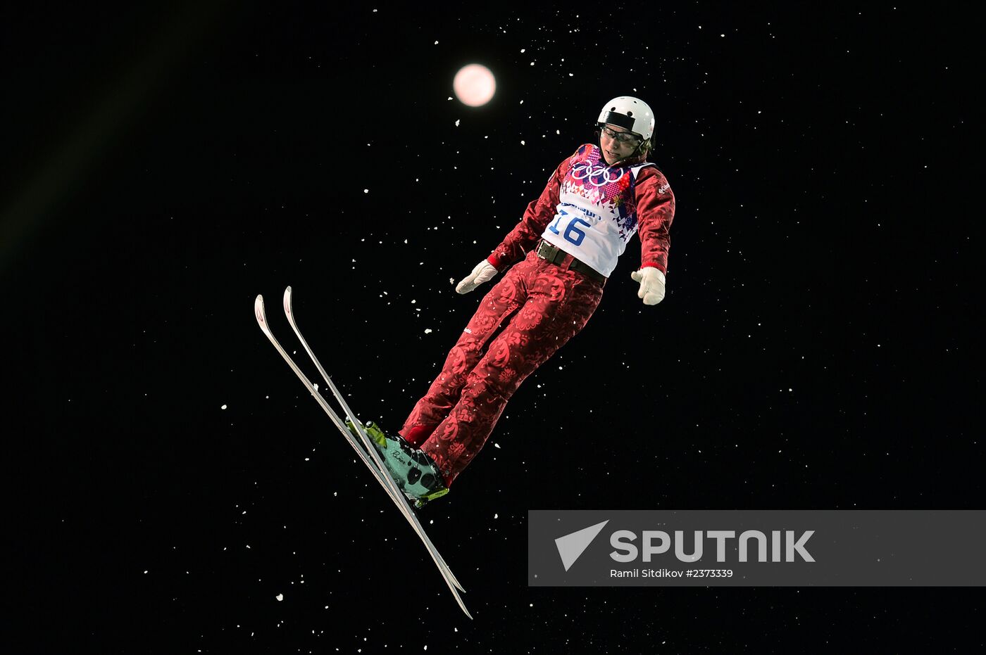 2104 Winter Olympics. Freestyle skiing. Women. Aerials