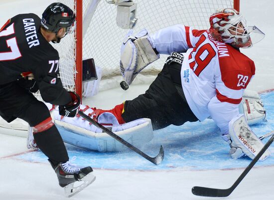 2014 Winter Olympics. Ice hockey. Men. Canada vs. Austria