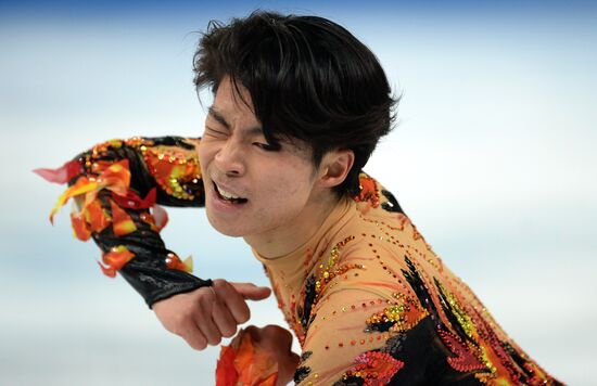 2014 Winter Olympics. Figure skating. Men's singles. Free skating