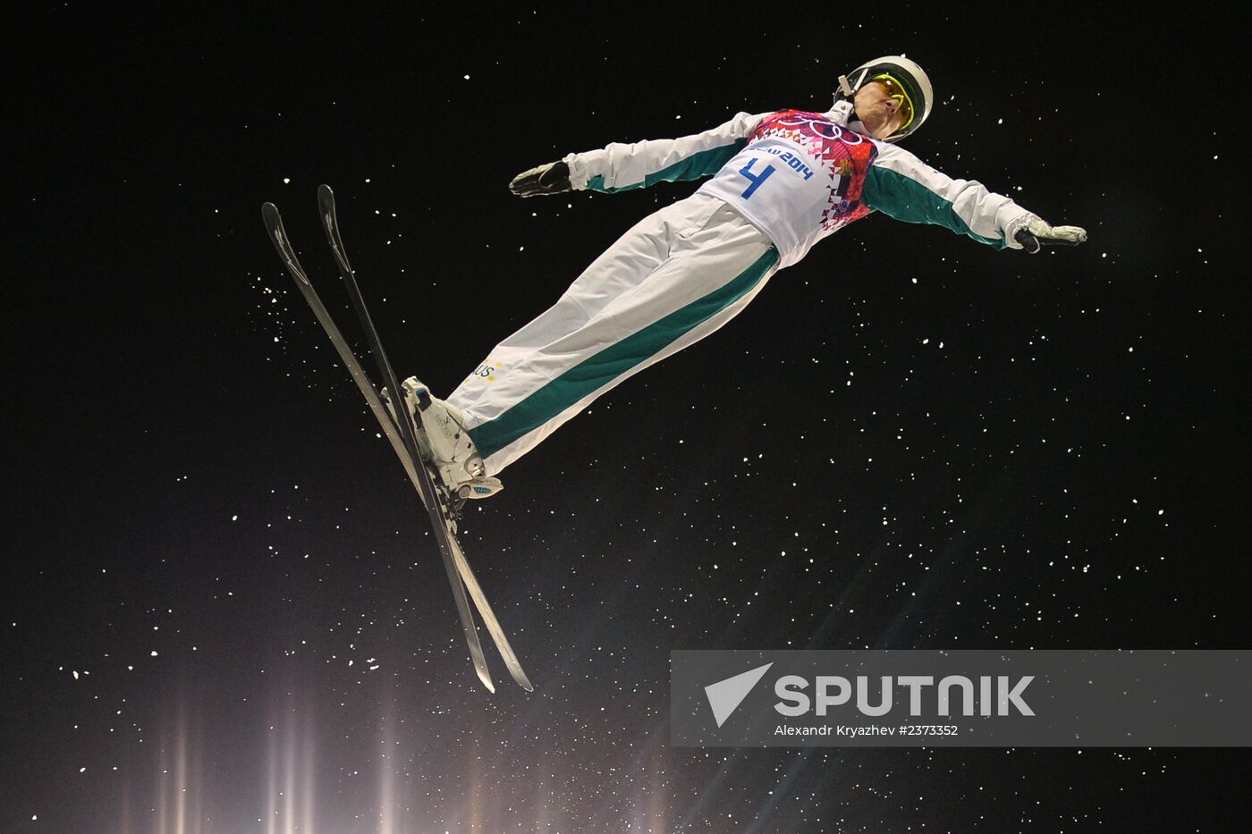 2014 Olympics. Freestyle skiing. Women. Aerials