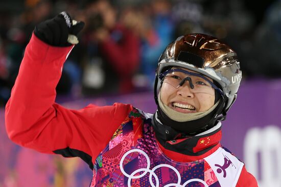 2104 Winter Olympics. Freestyle skiing. Women. Aerials