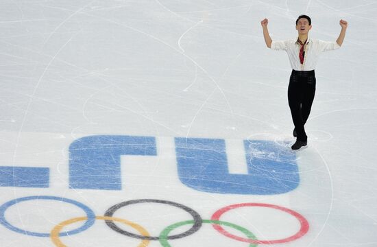 2014 Winter Olympics. Figure skating. Men's singles. Free skating