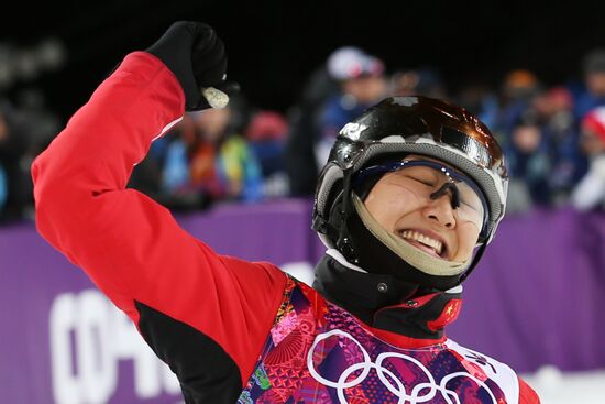 2104 Winter Olympics. Freestyle skiing. Women. Aerials