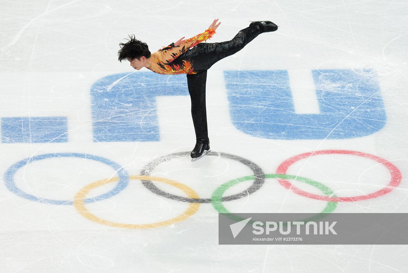 2014 Winter Olympics. Figure skating. Men. Free skating program