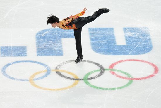 2014 Winter Olympics. Figure skating. Men. Free skating program