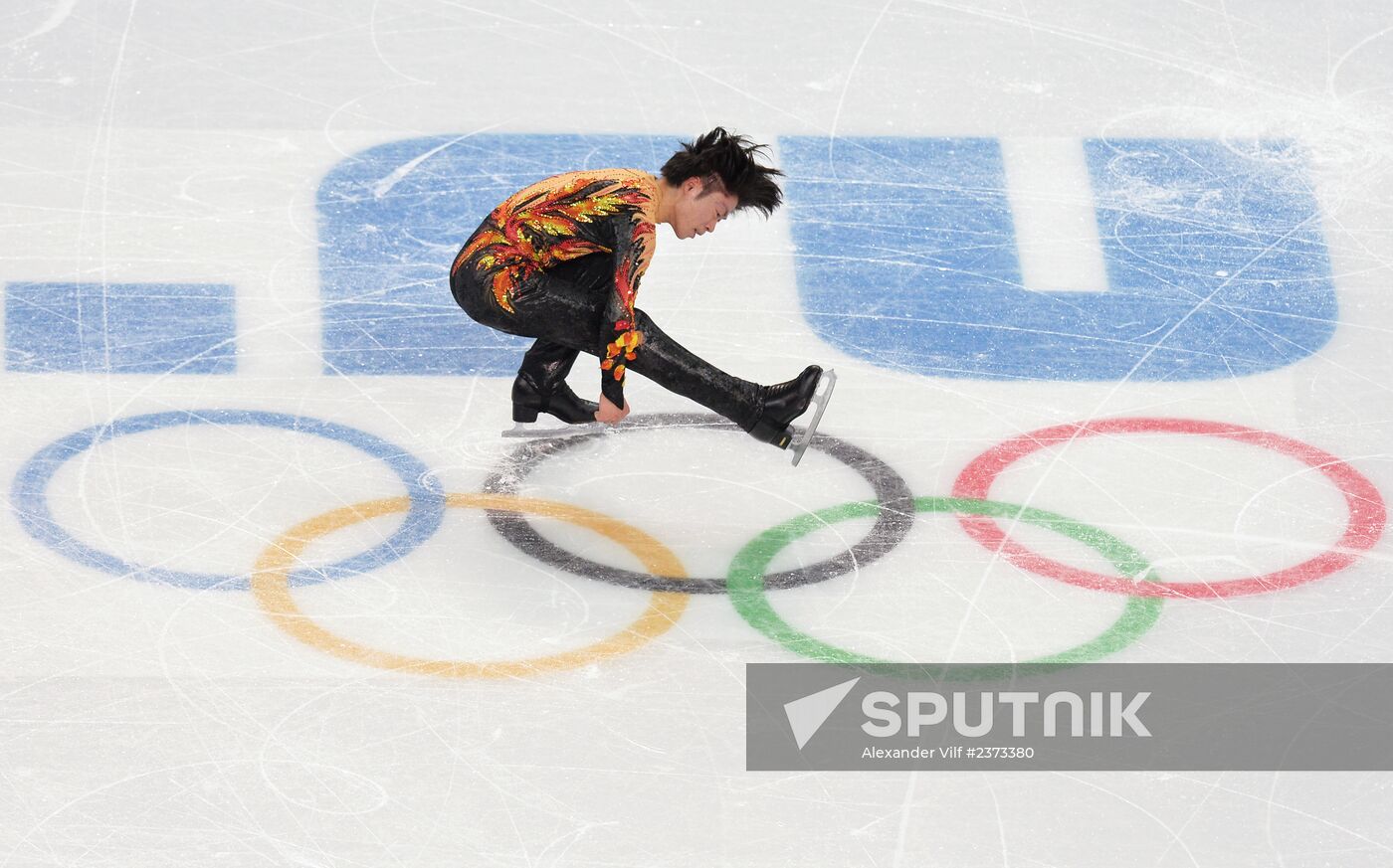 2014 Winter Olympics. Figure skating. Men. Free skating program