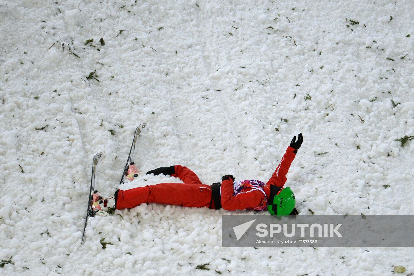 2104 Winter Olympics. Freestyle skiing. Women. Aerials