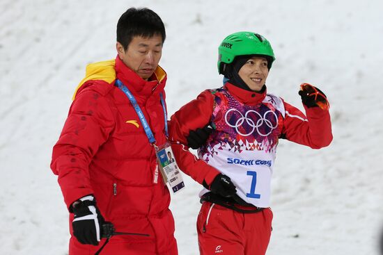 2104 Winter Olympics. Freestyle skiing. Women. Aerials