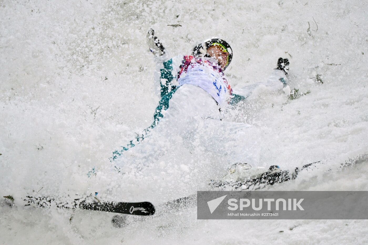 2104 Winter Olympics. Freestyle skiing. Women. Aerials