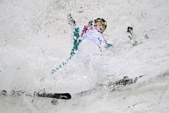 2104 Winter Olympics. Freestyle skiing. Women. Aerials