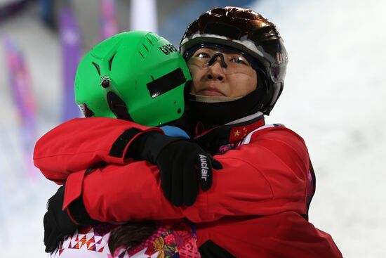 2104 Winter Olympics. Freestyle skiing. Women. Aerials