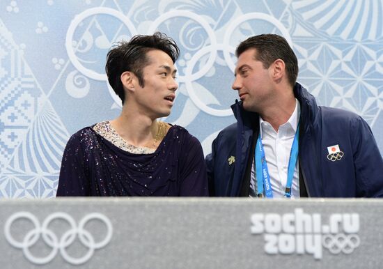 2014 Olympics. Figure skating. Men's singles. Free skating program