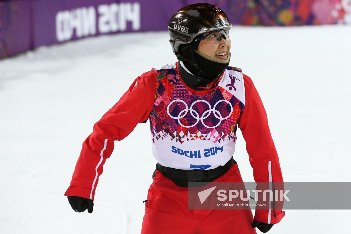 2104 Winter Olympics. Freestyle skiing. Women. Aerials