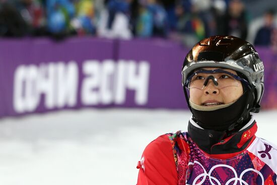 2104 Winter Olympics. Freestyle skiing. Women. Aerials