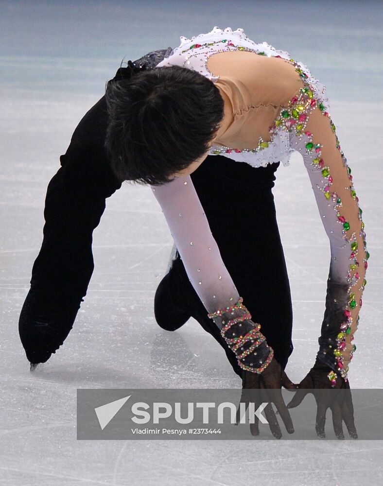 2014 Winter Olympics.Figure skating. Men's singles. Free skating