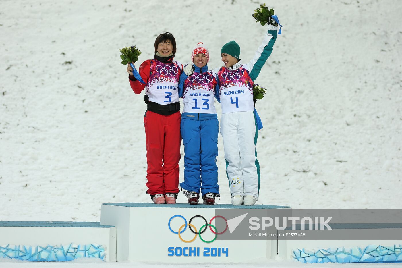 2104 Winter Olympics. Freestyle skiing. Women. Aerials
