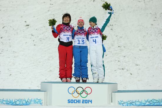 2104 Winter Olympics. Freestyle skiing. Women. Aerials