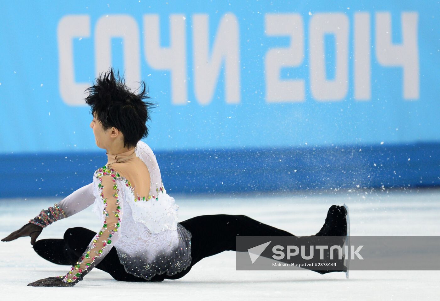 2014 Winter Olympics. Figure skating. Men's singles. Free skating