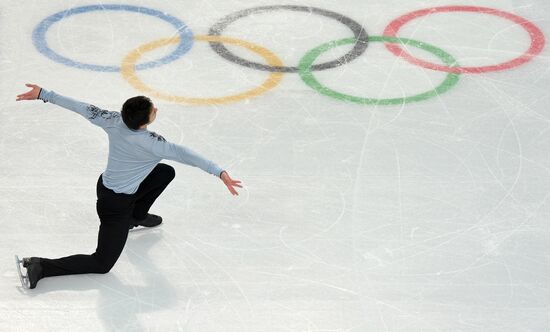 2014 Winter Olympics. Figure skating. Men's singles. Free skating program