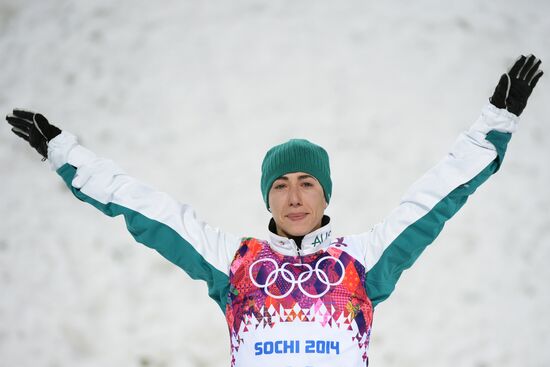 2104 Winter Olympics. Freestyle skiing. Women. Aerials