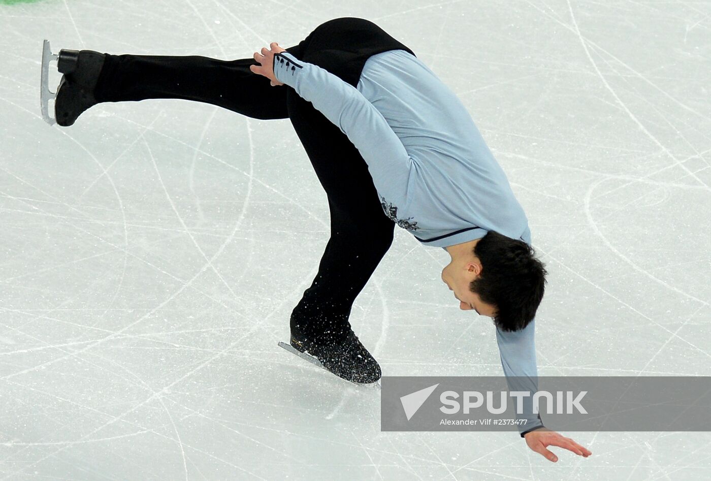 2014 Winter Olympics. Figure skating. Men's singles. Free skating program