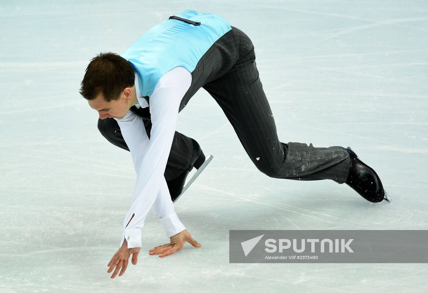 2014 Winter Olympics. Figure skating. Men. Free skating program