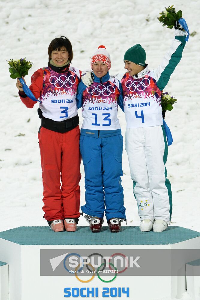 2104 Winter Olympics. Freestyle skiing. Women. Aerials