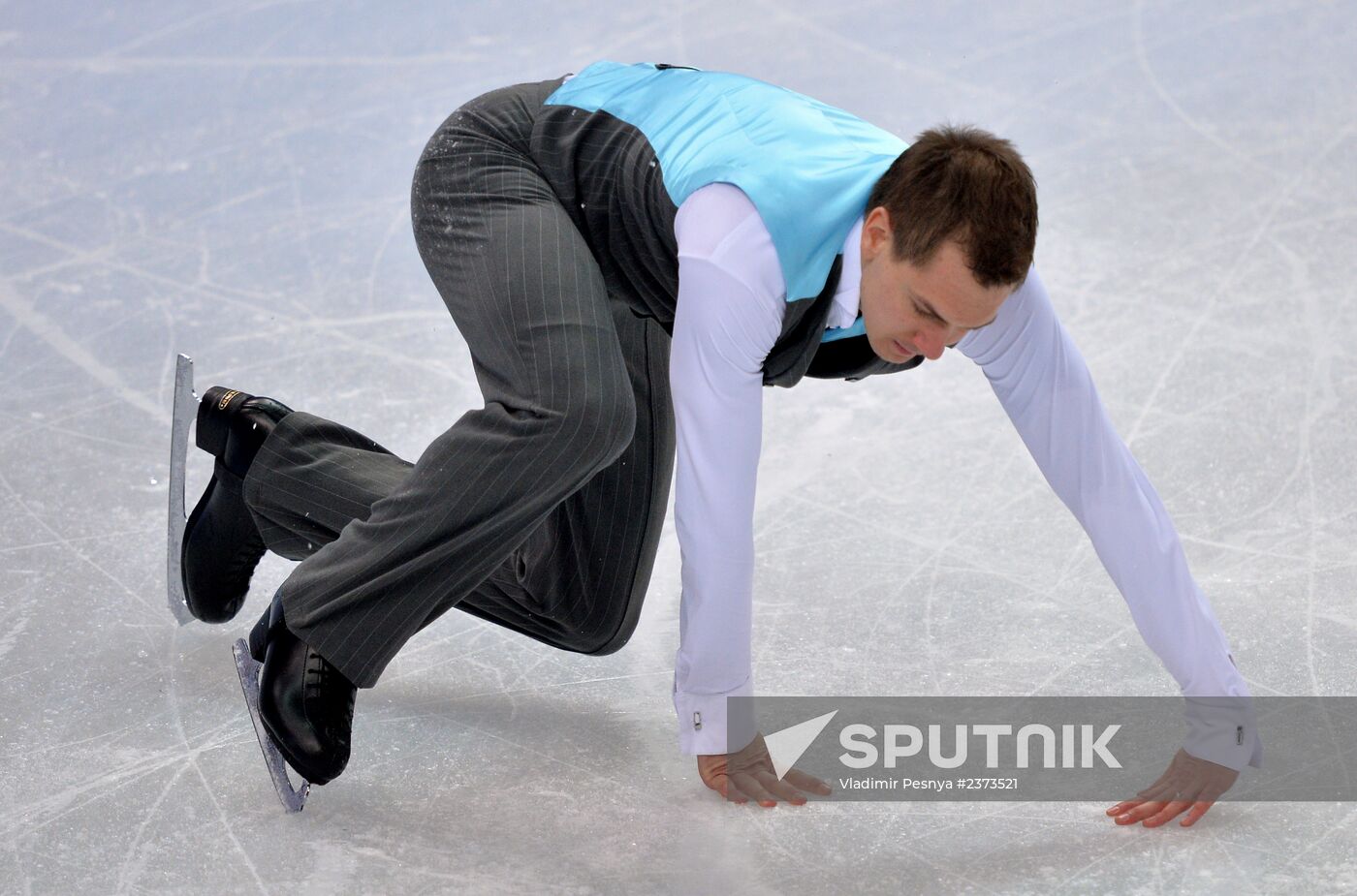 2014 Winter Olympics. Figure skating. Men. Free skating program