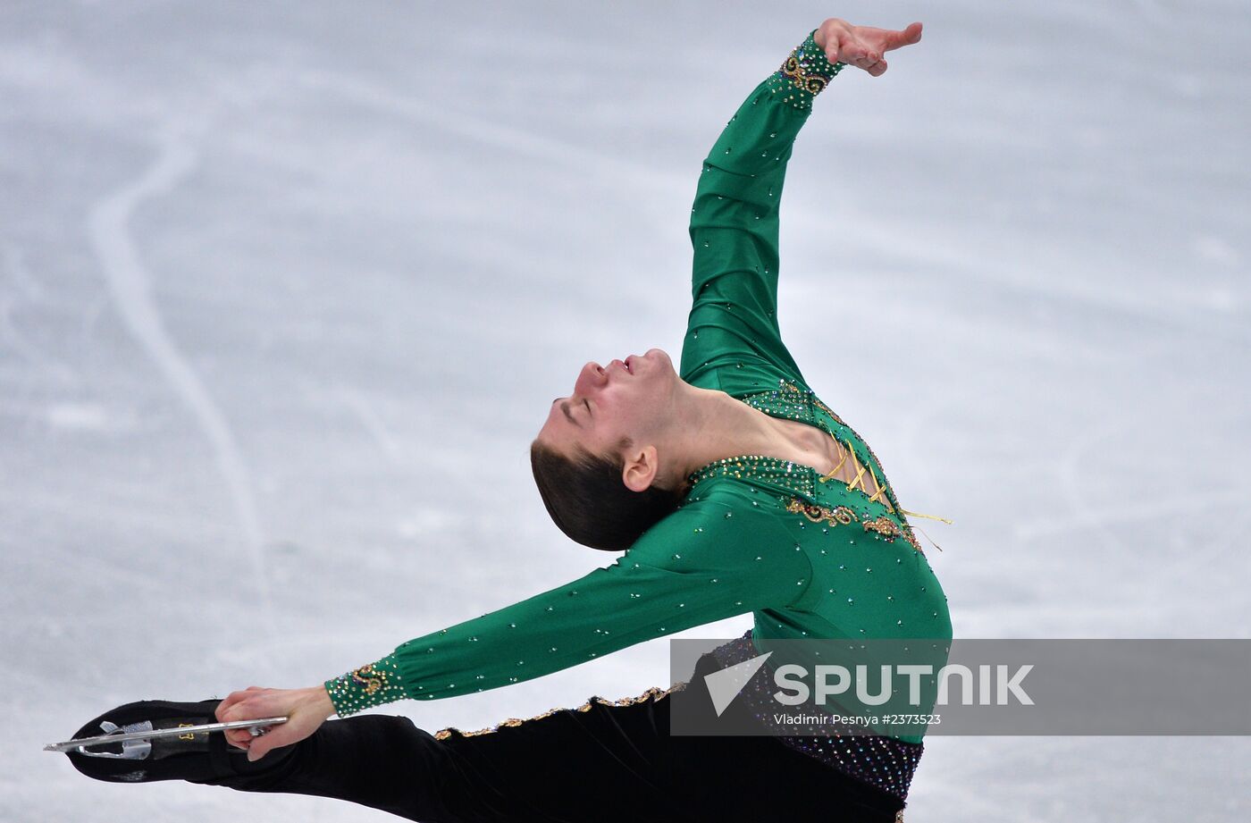 2014 Winter Olympics. Figure skating. Men. Free skating program