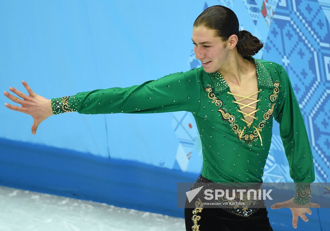 2014 Winter Olympics. Figure skating. Men. Free skating program