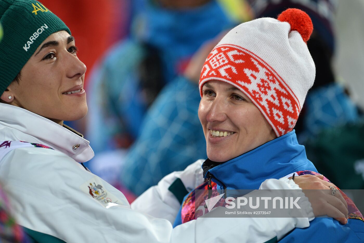 2104 Winter Olympics. Freestyle skiing. Women. Aerials