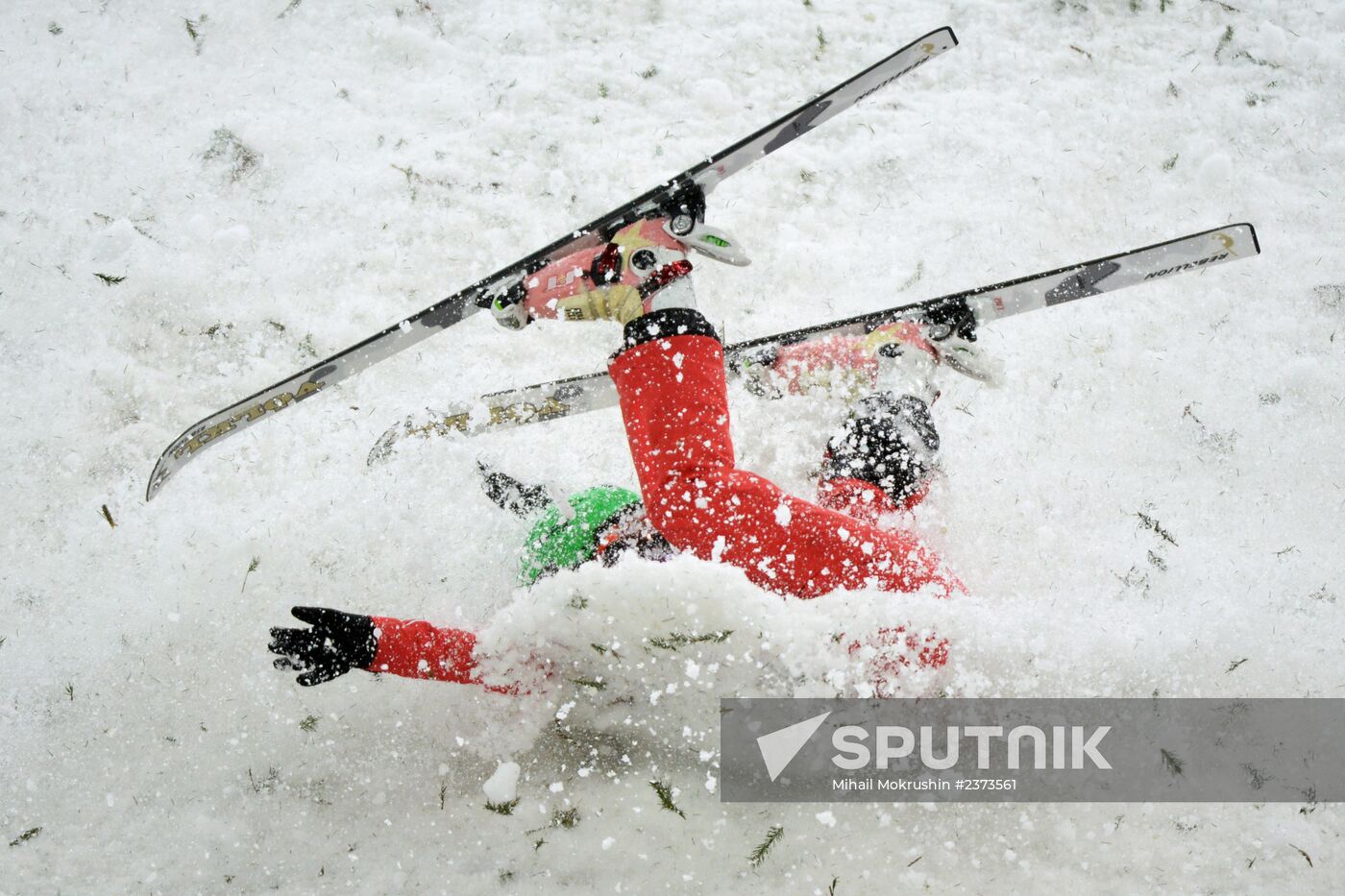 2104 Winter Olympics. Freestyle skiing. Women. Aerials