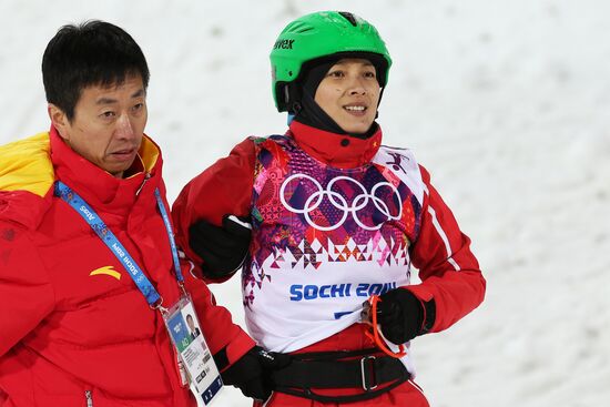 2104 Winter Olympics. Freestyle skiing. Women. Aerials