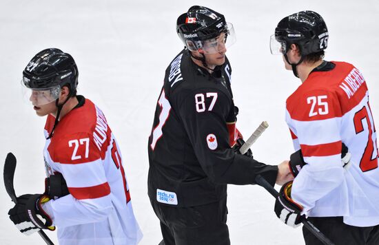 2014 Winter Olympics. Ice hockey. Men. Canada vs. Austria
