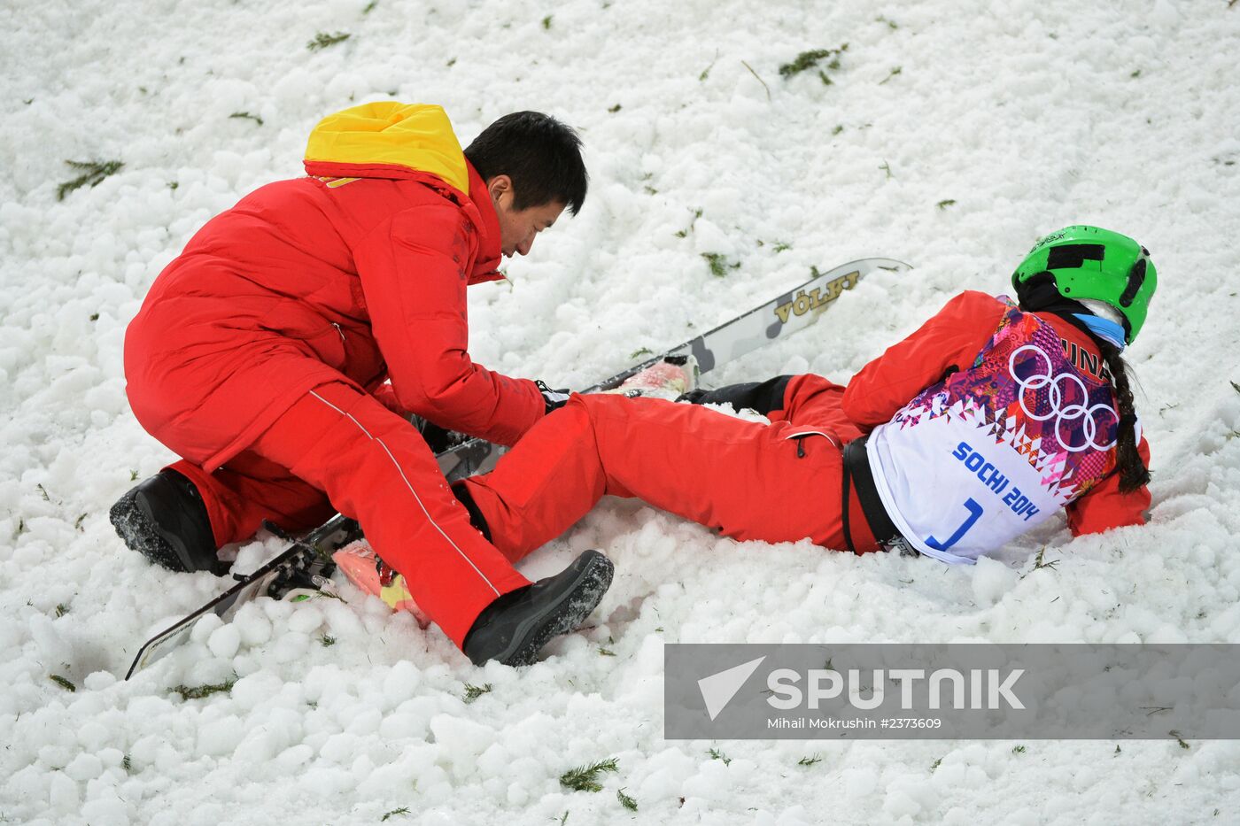 2104 Winter Olympics. Freestyle skiing. Women. Aerials