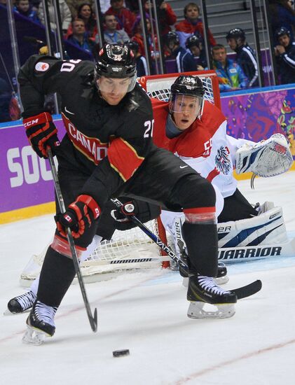 2014 Winter Olympics. Ice hockey. Men. Canada vs. Austria